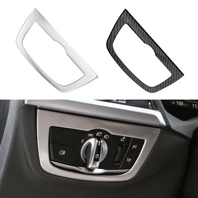 Car Headlight Head Light Switch Knob Button Panel Cover for BMW X3 G01 X4 G02 2018 - 2022 Trim Sticker  Interior Accessories