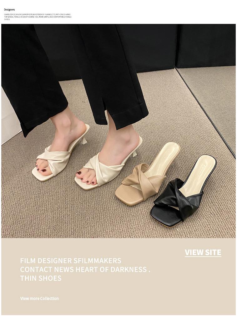 Letnie sandały na niskim obcasie typu kitten heel dla kobiet na rok 2024