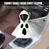 Halloween Ghost Gear Shift Hoodie Funny Car Gear Knob Cover Handbrake Sleeve Spooky Car Interior Accessory