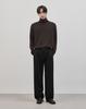 WORK ON BODY OFF Rested Semi-Overfit Turtleneck Knit [Brown]