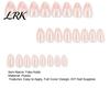 Quick Nail Art Tips 24Pcs Women Nude Press on Nails, Short Oval Natural Stick-on Fake Nails Glossy Full Cover Glue False DIY Manicure Supplies
