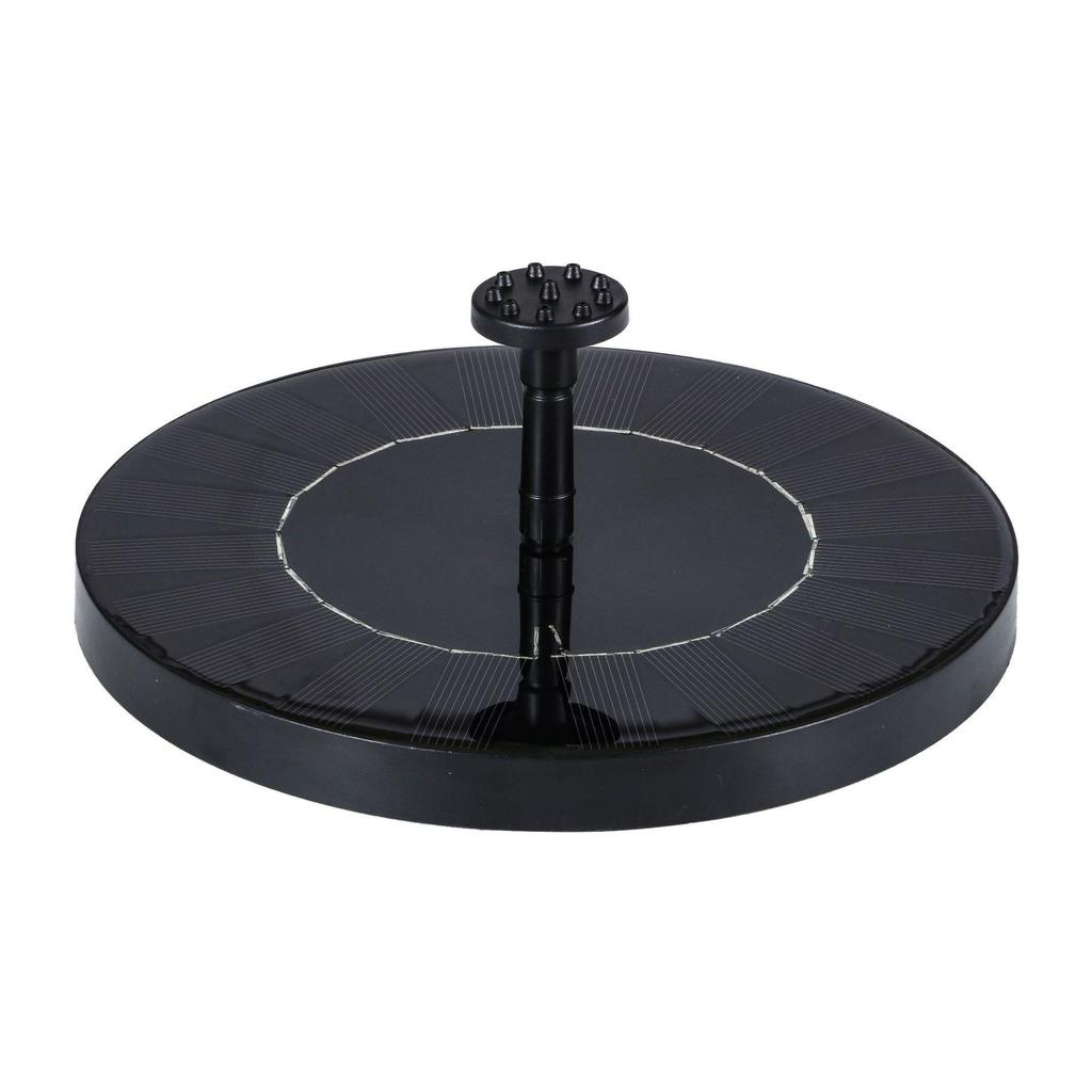 Neue Solarbrunnen: Schwimmende Wasserspiel-Dekoration für den Gartenteich mit gemustertem Strahl