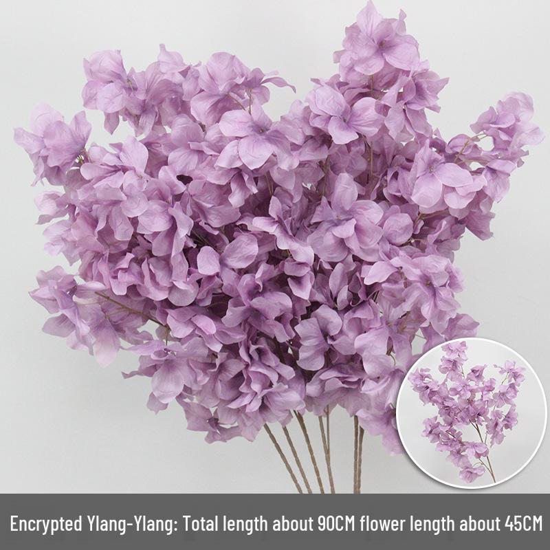 10-Piece Purple Series Artificial Floral Set: Ground Row, Aisle, and Burgundy Wedding Decoration Flowers