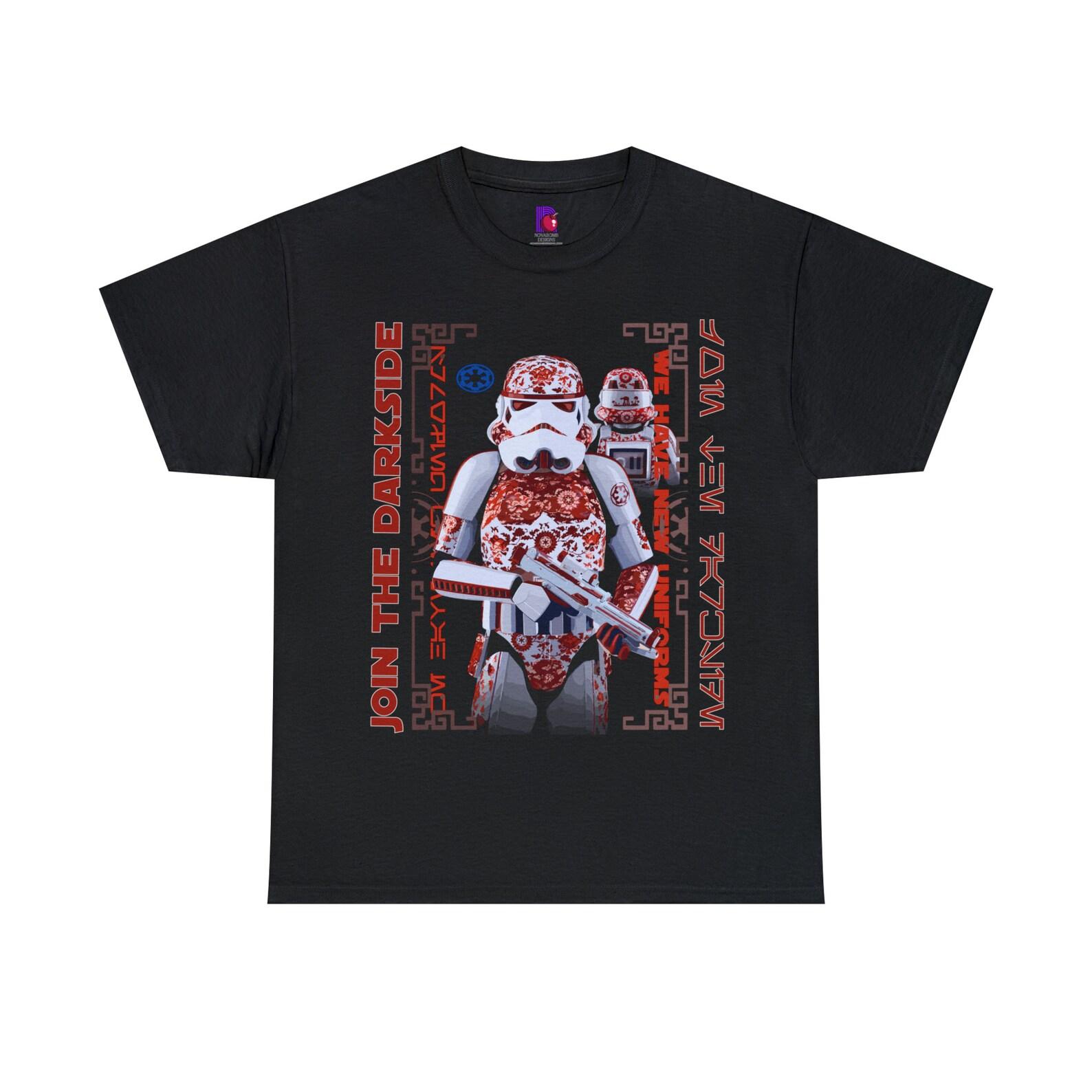 Star Wars Porcelain Red Stormtrooper Gildan Unisex Heavy Cotton Tee 130