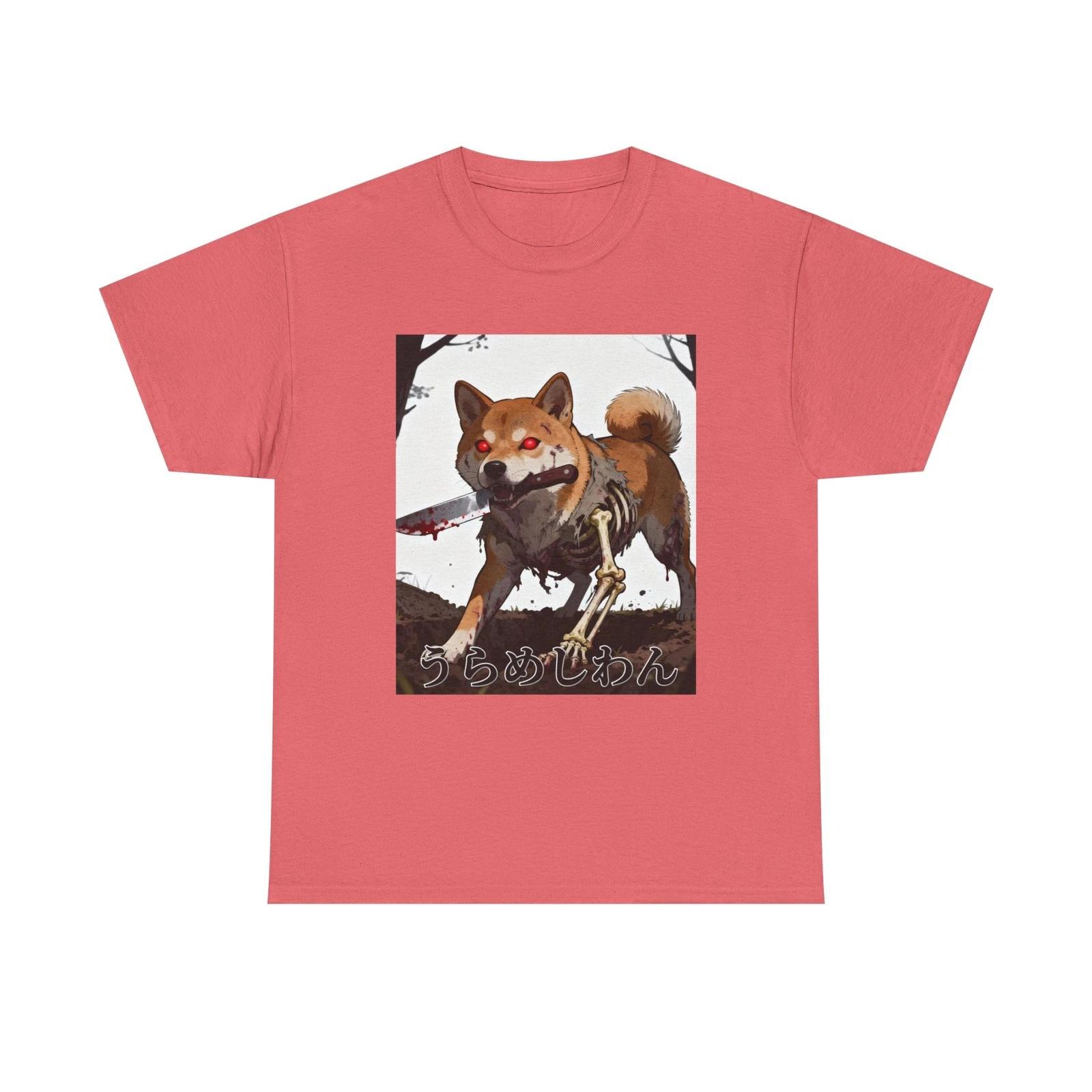 

[TEST SwiftPOD] Japanese Horror Culture T-Shirt - Shiba Inu Dog Motif M