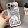 Estética Retro Edad Media Ángel Funda para iPhone Para iPhone 16 15 14 13 12 11ProMax PLUS INS Textura de Pluma Dura Anti Caída Cubierta