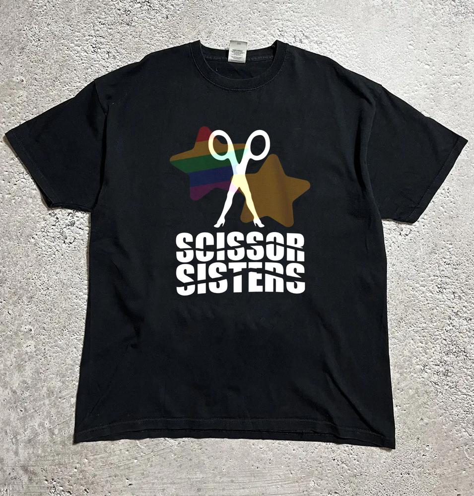New Scissor Sisters Band Tour Fan T Shirt Black All Size S