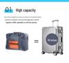 Foldable Large-Capacity Storage Bag with Printed Logo, Trolley Attachment, and Portable Design for Gym and Travel
