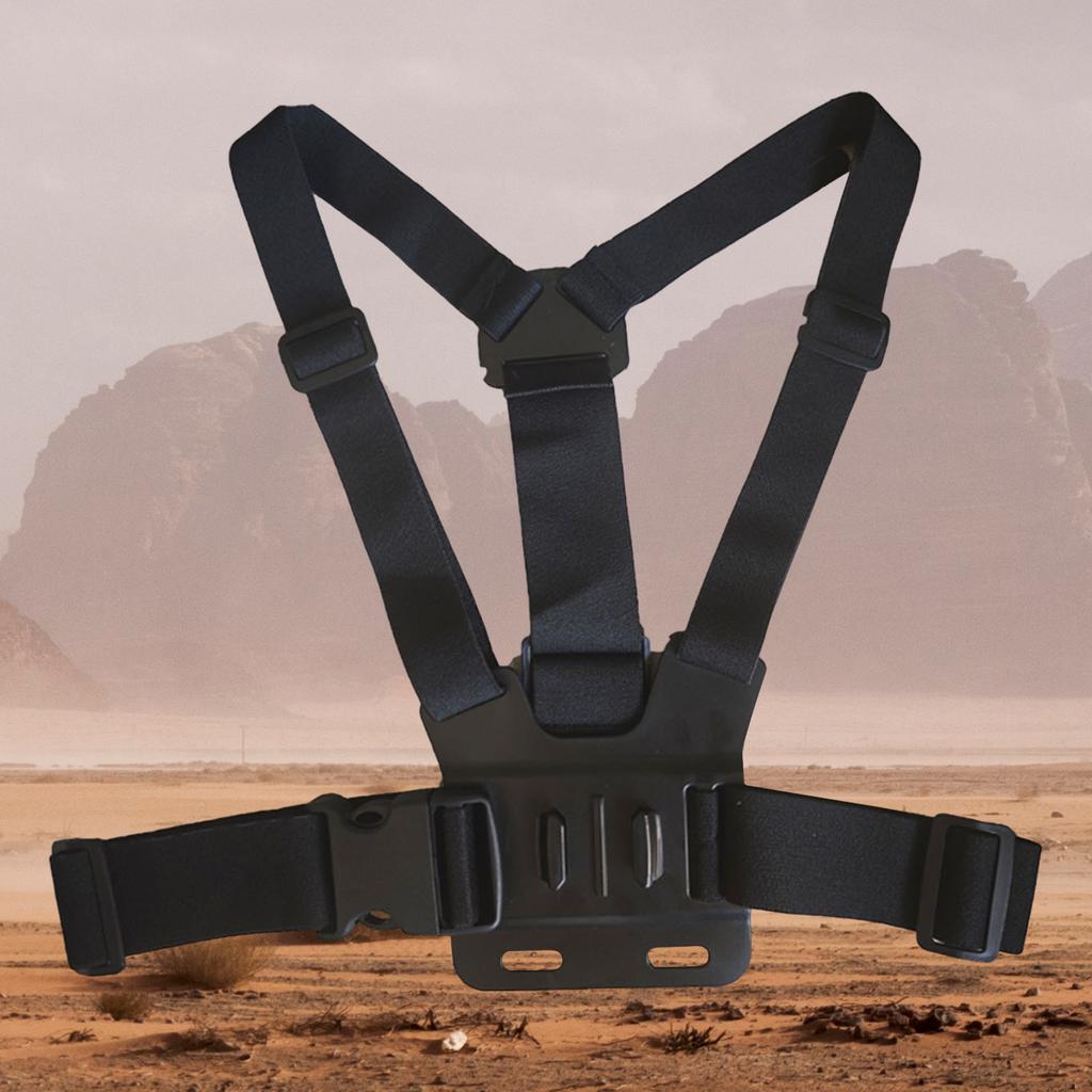 Chest Strap Compatible for GoPro 12/11/10 Action Camera Adjustable Chest Body Strap Harness Mount Holder with J Shaped Base