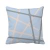 Grey Blue Pillowcase Geometric Cushion Cover Peach Skin Cushion Sofa Cushion Cushion Pillowcase Home Decor Pillowcase