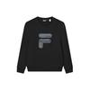 Sweatshirts Men's Jet Black Crew Neck Moderate F51M148236FBK