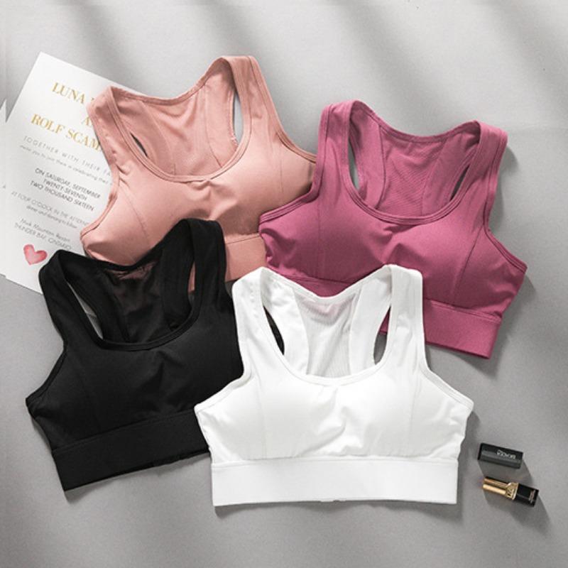 Thin Mesh Beautiful Back Fitness Running Sports Bra Women's Hollow High-strength Shockproof Yoga Sports Bra