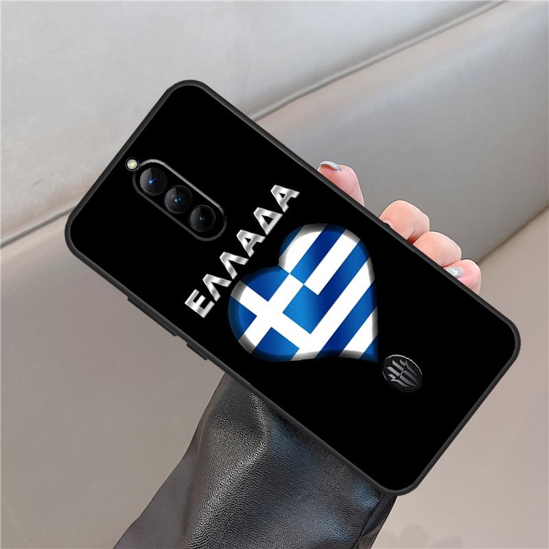 Greece Greek National Flag Case For ZTE Nubia Red Magic 11 10 8 9 8S 9S 10S Pro Plus 6 7 6S 7S For RedMagic 10 Air Cover