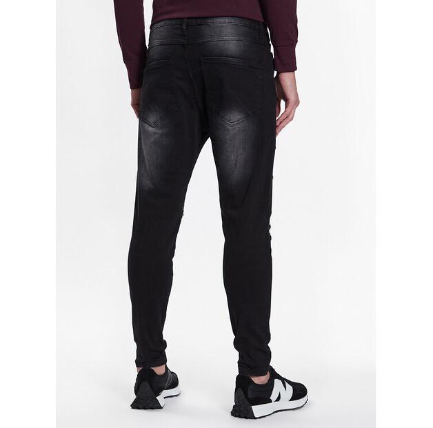 Brave Soul MJN-BIKERCHARC Jeans Black Skinny Fit