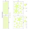 Glowing Wall Stickers, 437 Pieces with Glowing Stars, Fun and Decorative for Kids' Rooms