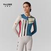 VALORE AOEAOE Women's Retro Art Design Long-Sleeve Cycling Jersey