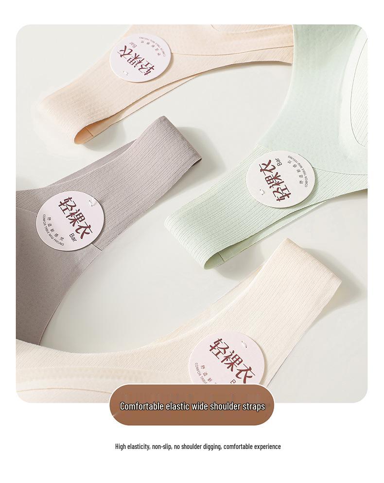 Seamless Lift Bra: Thin, Wide-Strap, Anti-Sagging Push-Up for Large Busts, Comfortable Wire-Free Support for Women