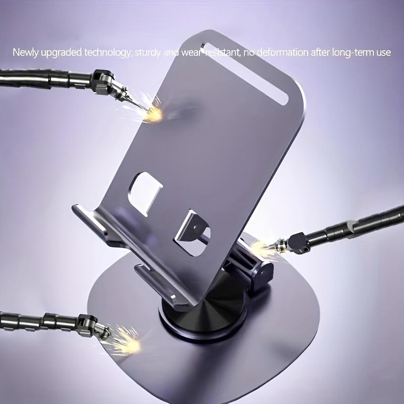 All-metal Lifting and Folding 360-degree Rotating Support for Mobile Phone Bracket Ipd Universal Live Broadcast Stand for Mobile Phone Flat Panel.