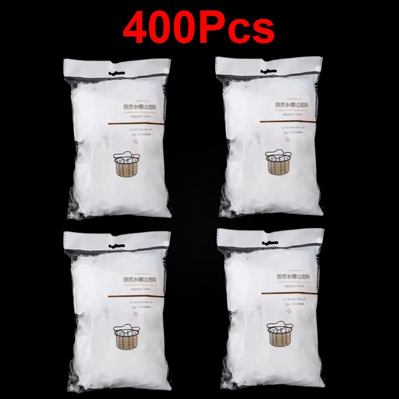 100-500 ks/lot Jednorázový filtr do dřezového odpadu Kuchyňské čištění dřezu Sítko Bez špinavých rukou Domácí Sítko na zbytky jídla