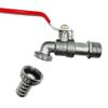 Rubinetto da Esterno con Beccuccio 1/2-3/4 pollici Lavatrice da Giardino Lega di Zinco Controllo Singolo Rubinetto Antigelo Accessori Hardware