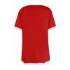 Women's Color Patchwork New Lace Round Neck Short Sleeved Top With A Base