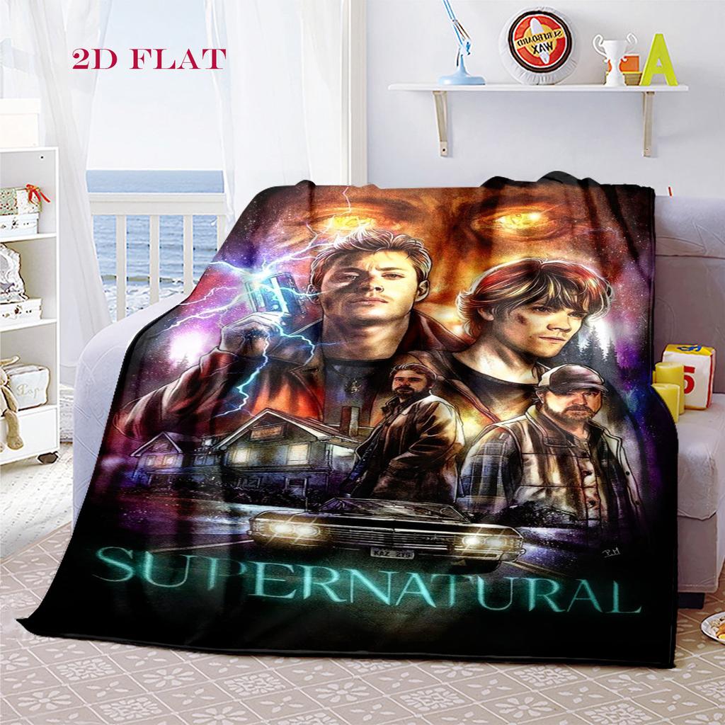Supernatural Forces blanket Camping trip blanket Digital printing Office rest blanket Air conditioning blanket