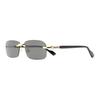 Gucci Fashionable Personality Avant-Garde Rectangular Sunglasses Men Sunglasses GG1221S001