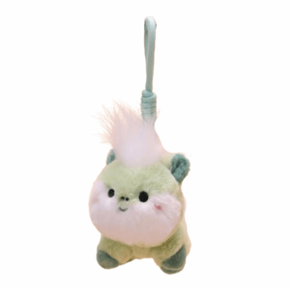 

Creative Cartoon Horse Keychain Kawaii Horse Plush Doll Toys Mini Horse Plush Dolls Bag Pendant зелёный