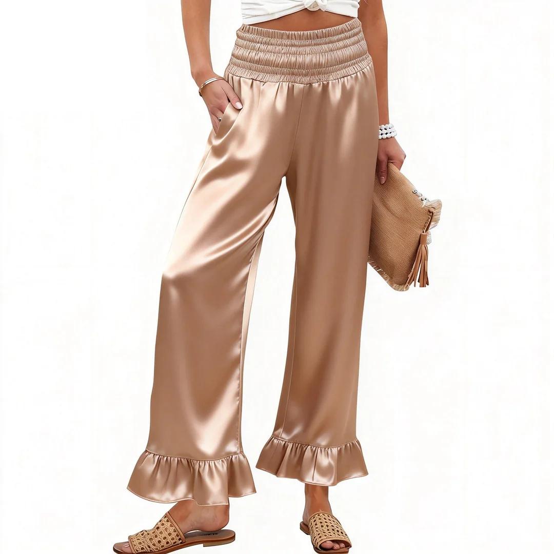 Женские повседневные цветные брюки L