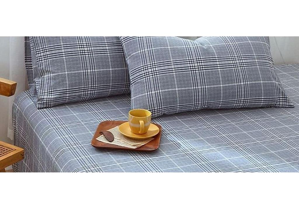 Premium 100% Cotton Pillowcase Pair 48x74cm for Home or Student Use