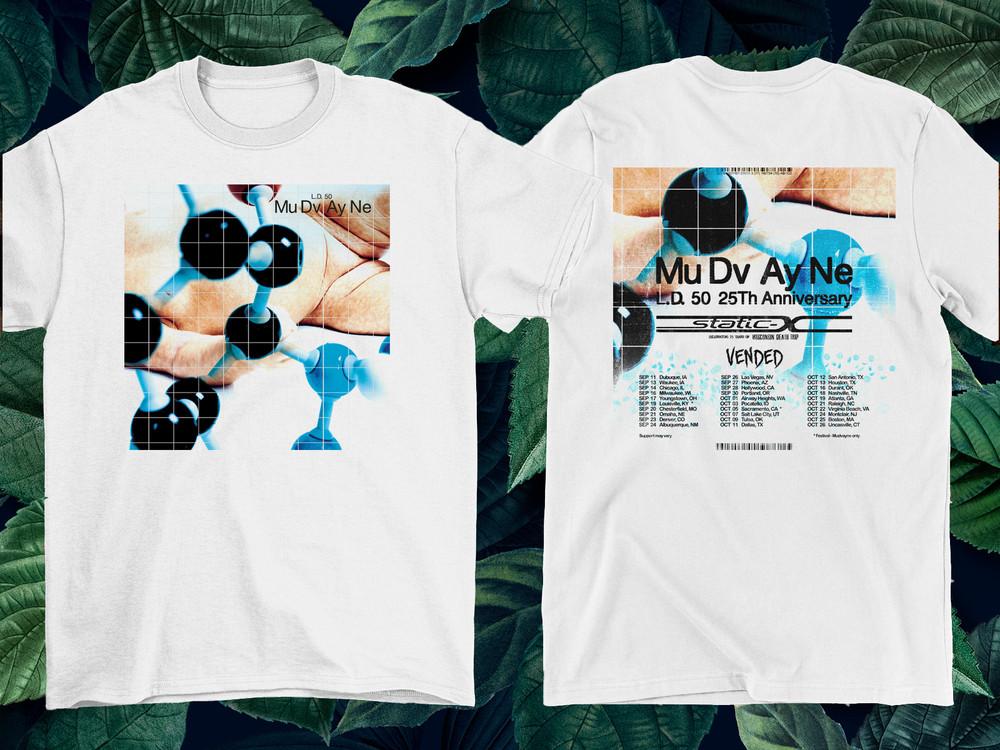 2 Sides Mudvayne Band LD 50 25th Anniversary Shirt White Unisex S-5XL ND1543 Unisex T-Shirt S