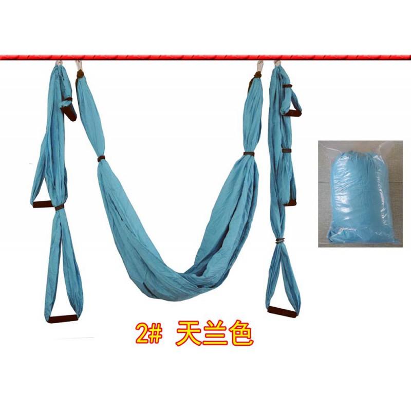 Aerial Yoga Hammock With Locking Carabiners Nylon Anti-Slip Suspension Strap Inversion Therapy Fitness Training