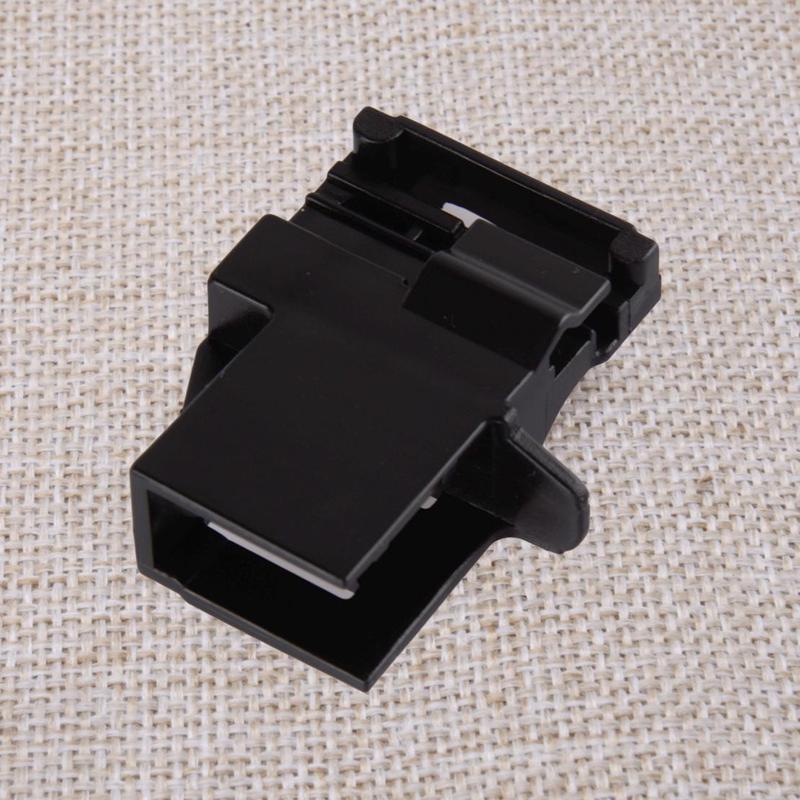 

Car Front Right Sunroof Sun Visor Clip Sun Shade Fixed Buckle Fit For Honda CRV 2017- Black Plastic