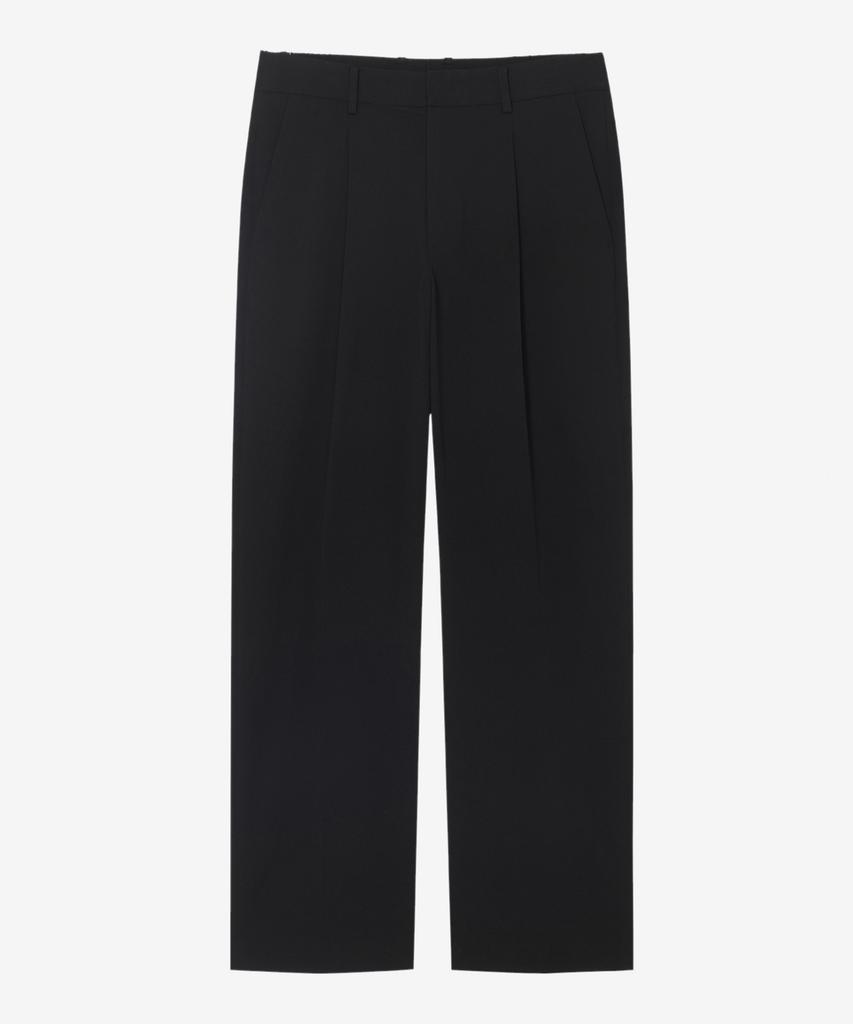 MINDBRIDGE [On] Do Good_Wide One-Pleat Elastic Waist Slacks - 2 Colors