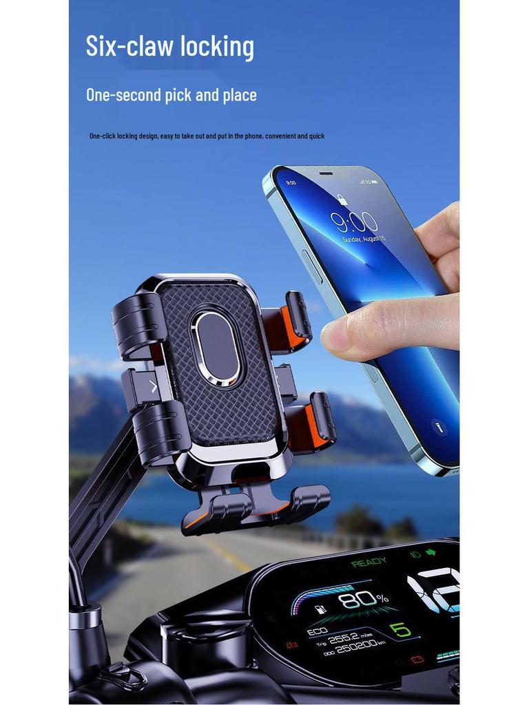 Electric Vehicle & Bicycle Phone Holder for Delivery & Navigation