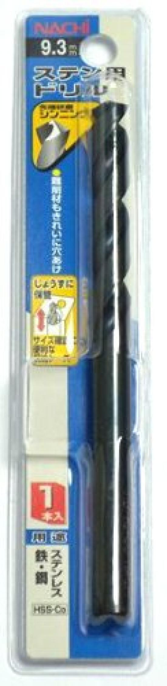 

NACHI Stainless Steel 1 Drill, Piece, 9.3mm (Metal/Metalwork)