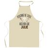 Planetee Apron No One Cooks As Well As JULIE | Original Name Gift for Cook | Protective Clothing Blouse