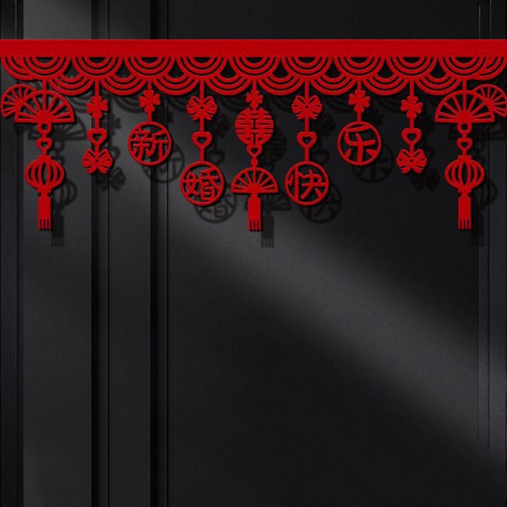 Chinese Style Hanging Banner Non-woven Wall Ornaments Wall Hanging Pendant  Curtains Decor