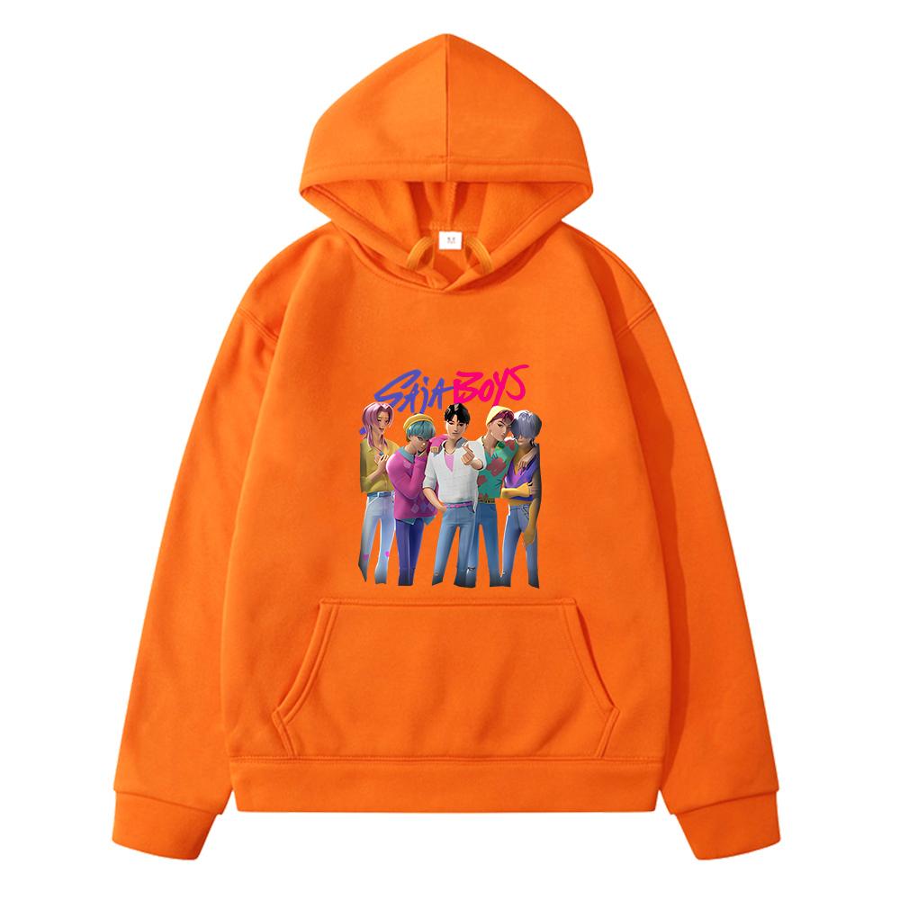 Saja Boys детские худи с принтом Флисовая толстовка Мультяшная куртка y2k kpop охотники на демонов аниме худи Осенний пуловер одежда для девочек