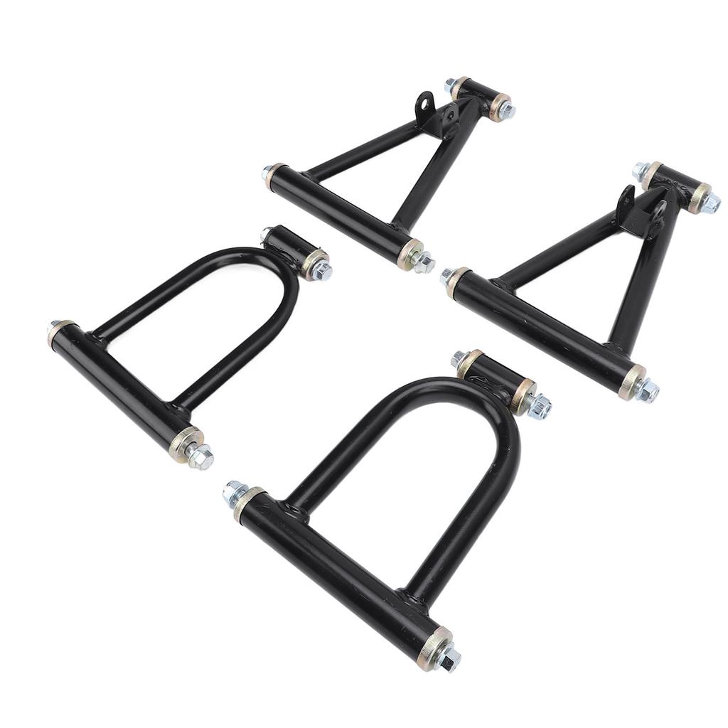 6 Inch Front Suspension Shock Swing Arm Kit Metal Swing Arm Assembly for 100cc 150cc 200cc 4 Wheels Quad Bike Go Kart