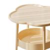 2 Tier Side Table Coffee Modern Furniture Organizer Small Tea End for Apartment