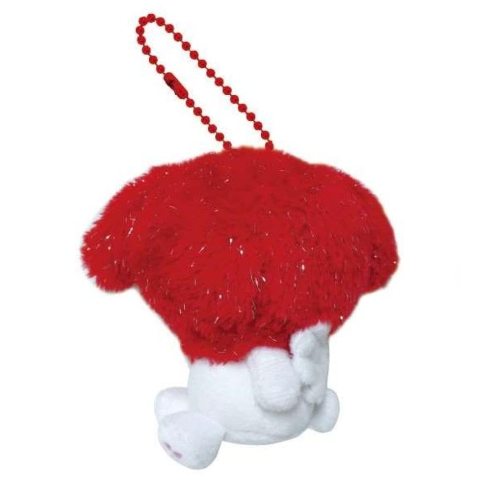 K Company My Melody Kuromi (Angel Series) Ball Chain Mascot, My Melody, Red, MK-BM-MMR, H11 X W12.7 X D7.3cm