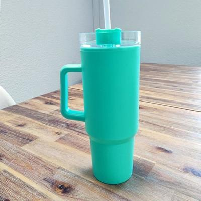 Thermal Mug - EXCELLENT HOUSEWARE - 1100ml - Waterproof - Integrated Straw - Ergonomic Handle