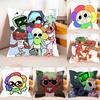 Cartoon Game DDandys WorldS Case Plush Fabric Soft Pillowcase Double Sided Print Cushion Cover Household Gifts