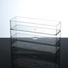 Transparent Mirrored Cabinet Drawer: Slim Storage Box for Cosmetics, Lipstick, Toiletries, Stationery, and Brushes with Lid