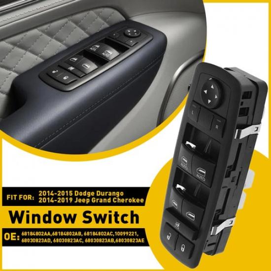 For 2014 -  Jeep Grand Cherokee Driver Left Master Door Power Window Switch