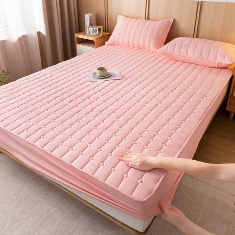 Customized Padded Mattress Three-piece Set Factory OEM Bed Cover All-inclusive Thickened Mattress Protective Cover