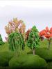 Decorative Miniature Trees & Succulents for Landscaping: Mini Fruit, Willow, Golden Leaf Trees, Moss Micro Landscape DIY Materials