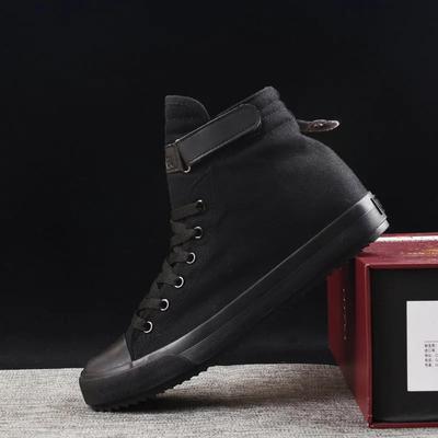 Sneakers Herrenschuhe Männliche Leinenschuhe High-Top-Sneakers Herren Freizeitschuhe Schwarz Weiß Stoffschuhe d678