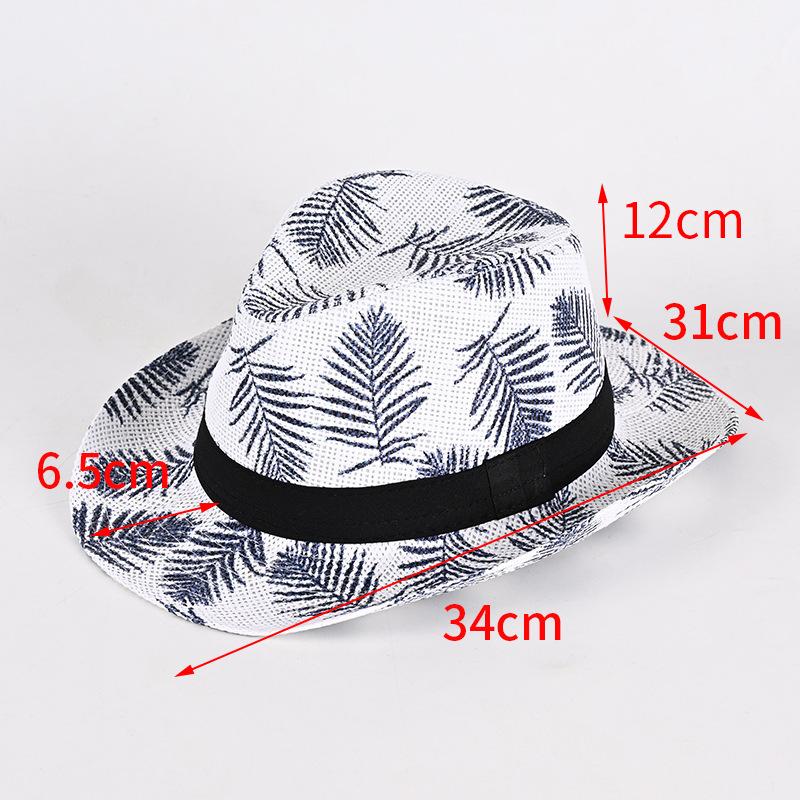

Весенне-летняя уличная солнцезащитная шляпа-федора для мужчин, повседневная джазовая шляпа из папируса, дышащая, высококачественная, с широкими полями